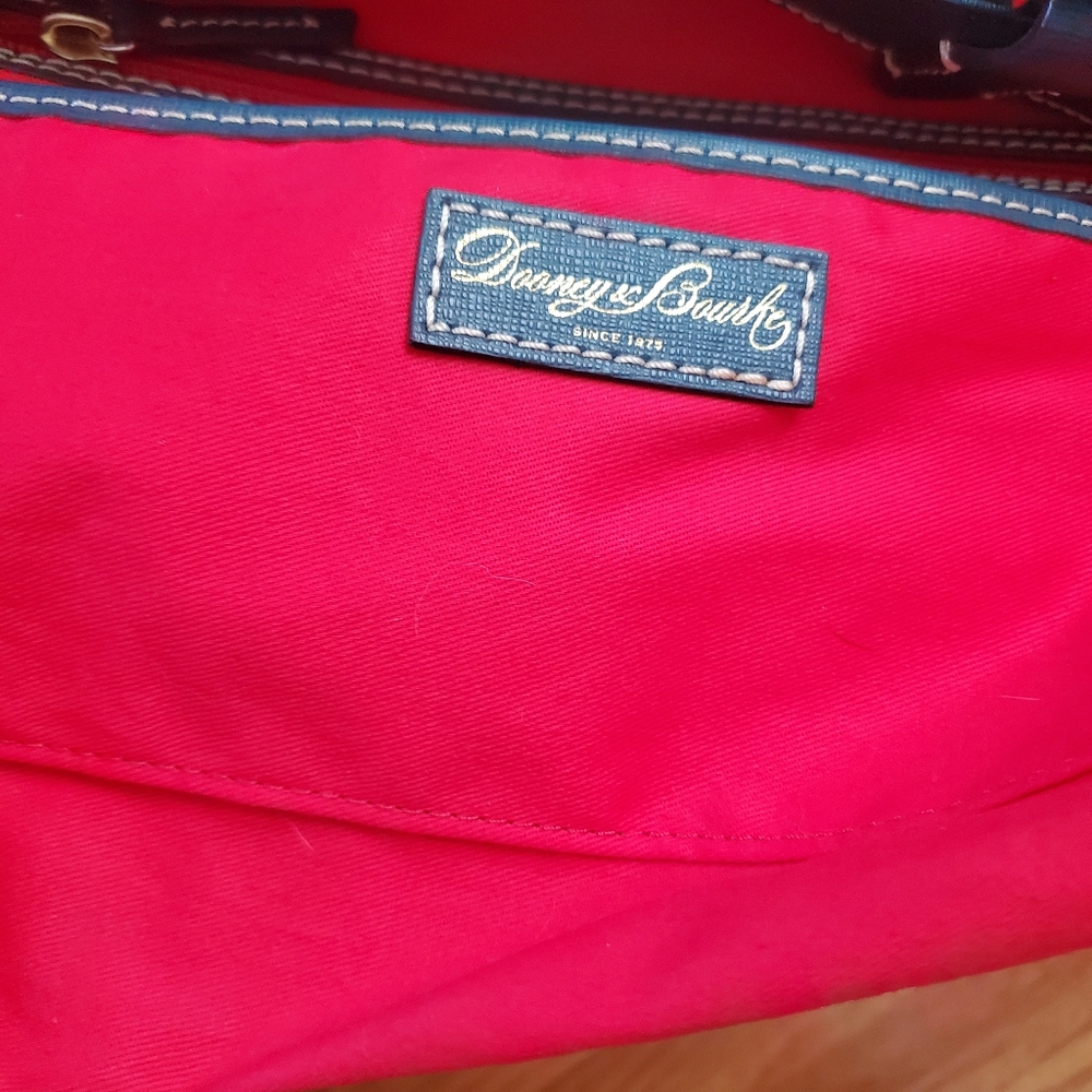 Dooney & Bourke Teal Flyn Leather Tote Shoulder Bag - Picture 9 of 16